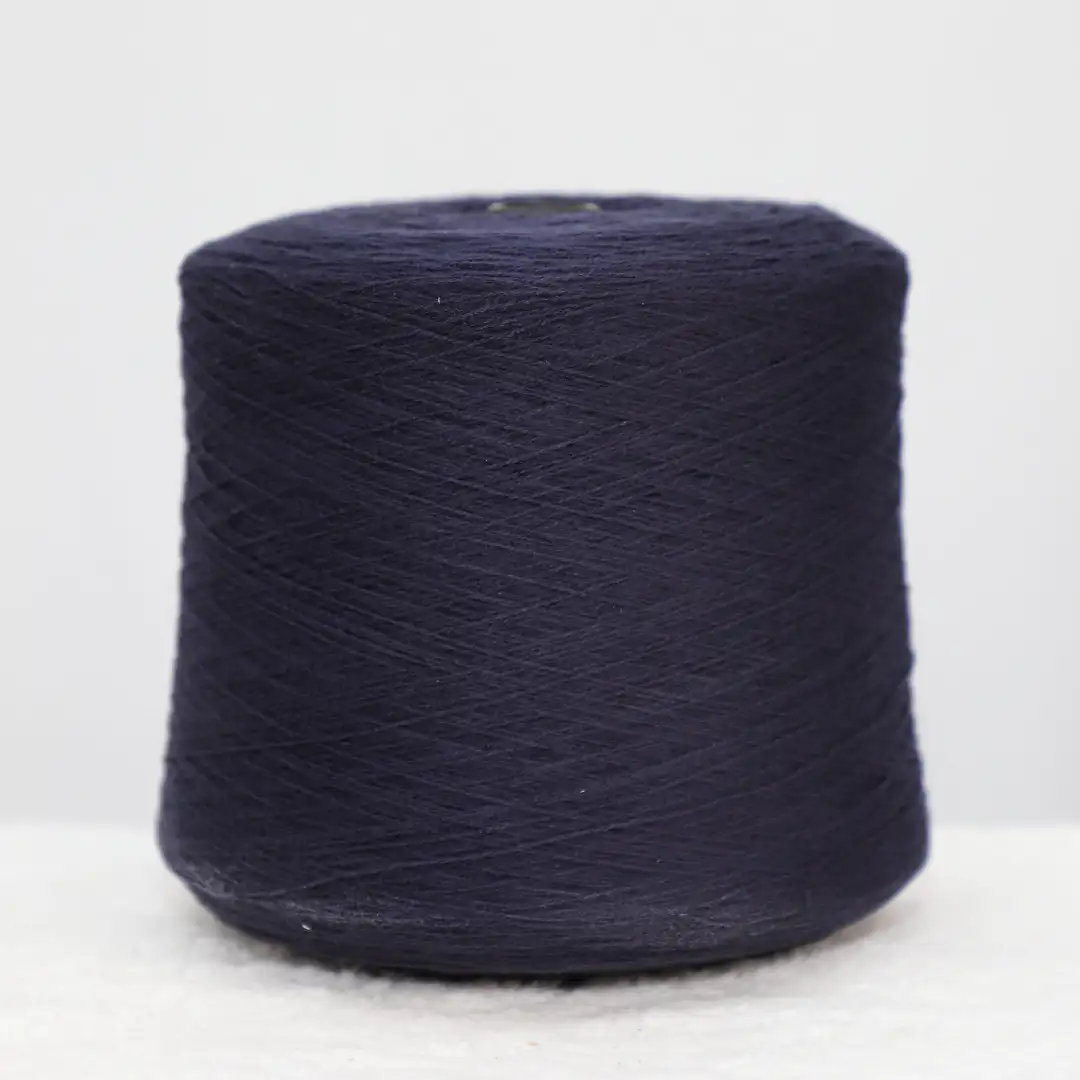 China Yarn for Half-Zipper Cardigan (Sweater),Knitted Jacket (Sweater),Hoodie  (Sweater) Semi-Worsted Spun Regular Yarn Acrylic Merino Wool Navy color buy from China wholesaler bulk order at wholesale price free worldwide shipping Alibaba