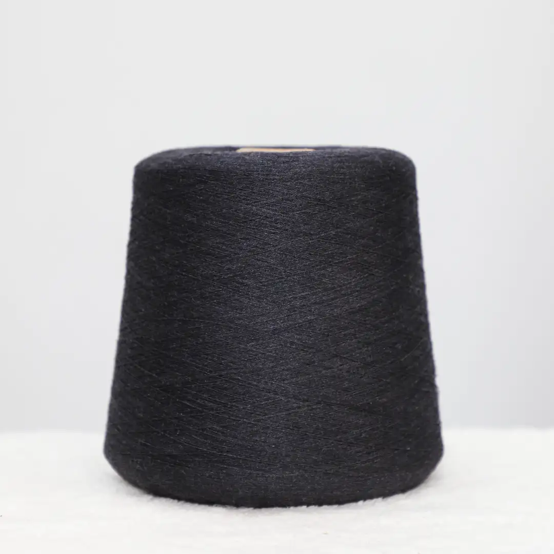 China Yarn for Shirt Long Sleeve Button (Sweater),Crew Neck Pullover (Sweater),Polo T-shirt (Sweater) Semi-Worsted Spun Regular Yarn Nylon Acrylic Polyester Wool Black Gray color buy from China wholesaler bulk order at wholesale price free worldwide shipping Alibaba