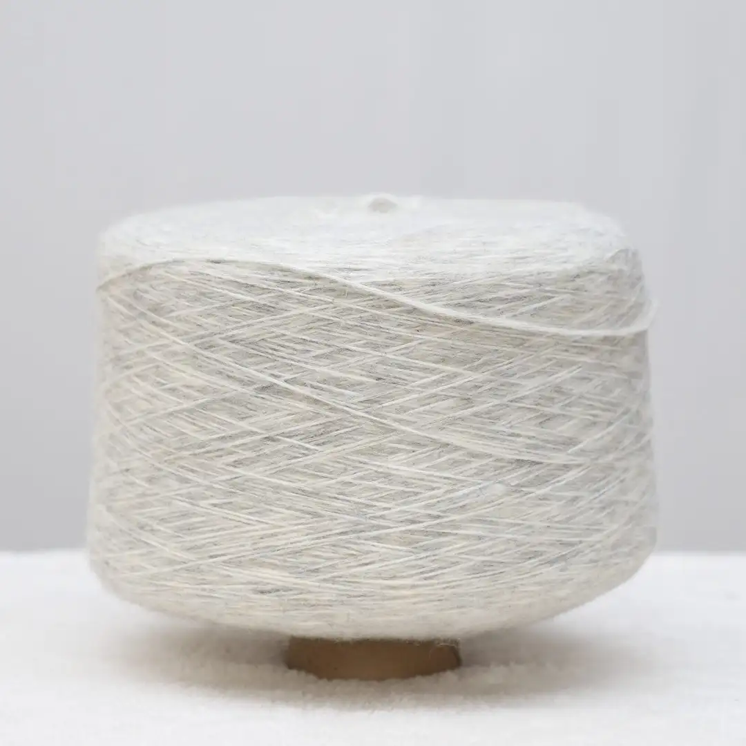 China Yarn for Knitted Jacket (Sweater),Round Neck Pullover (Sweater),Crew Neck Pullover (Sweater),Polo T-shirt (Sweater) Air Spun Yarn Fancy Yarn Acrylic Recycled Polyester Rice Grey color buy from China wholesaler bulk order at wholesale price free worldwide shipping Alibaba