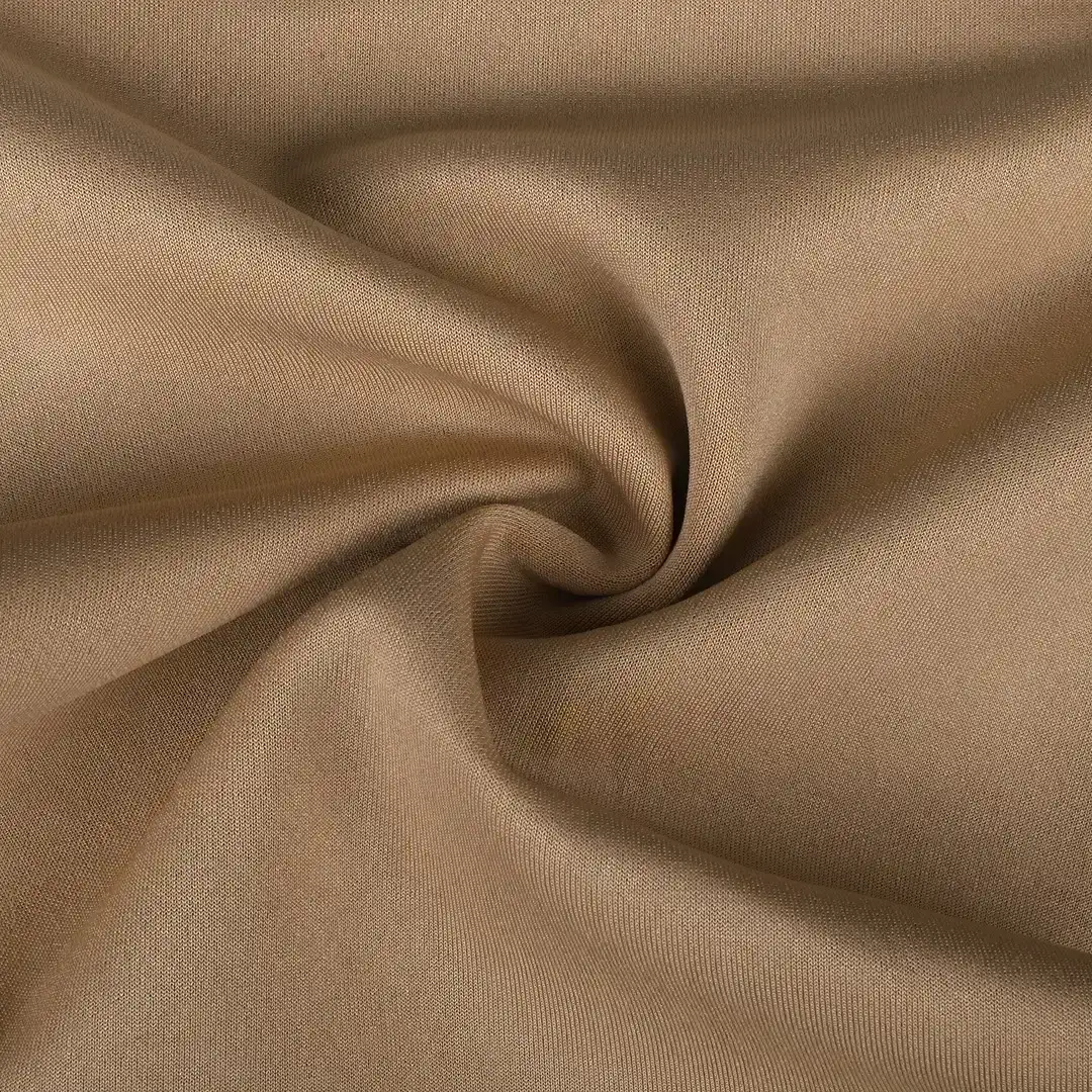 China Fabric for Jacket,Blazer,Trench Coat,Down Coat,Overcoat,Outdoor Jacket Warp Suede Knit Fabric Polyester Spandex Cream color buy from China wholesaler bulk order at wholesale price free worldwide shipping Alibaba