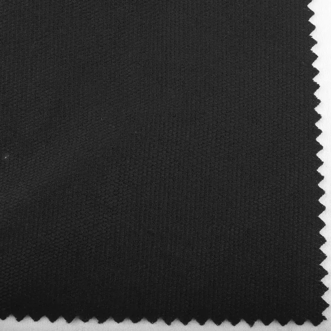 China Fabric for T-Shirt,Polo Shirt,Women Top,Hoodie,Pajamas,Yoga Clothes Pique Knit Fabric Polyester Black color buy from China wholesaler bulk order at wholesale price free worldwide shipping Alibaba