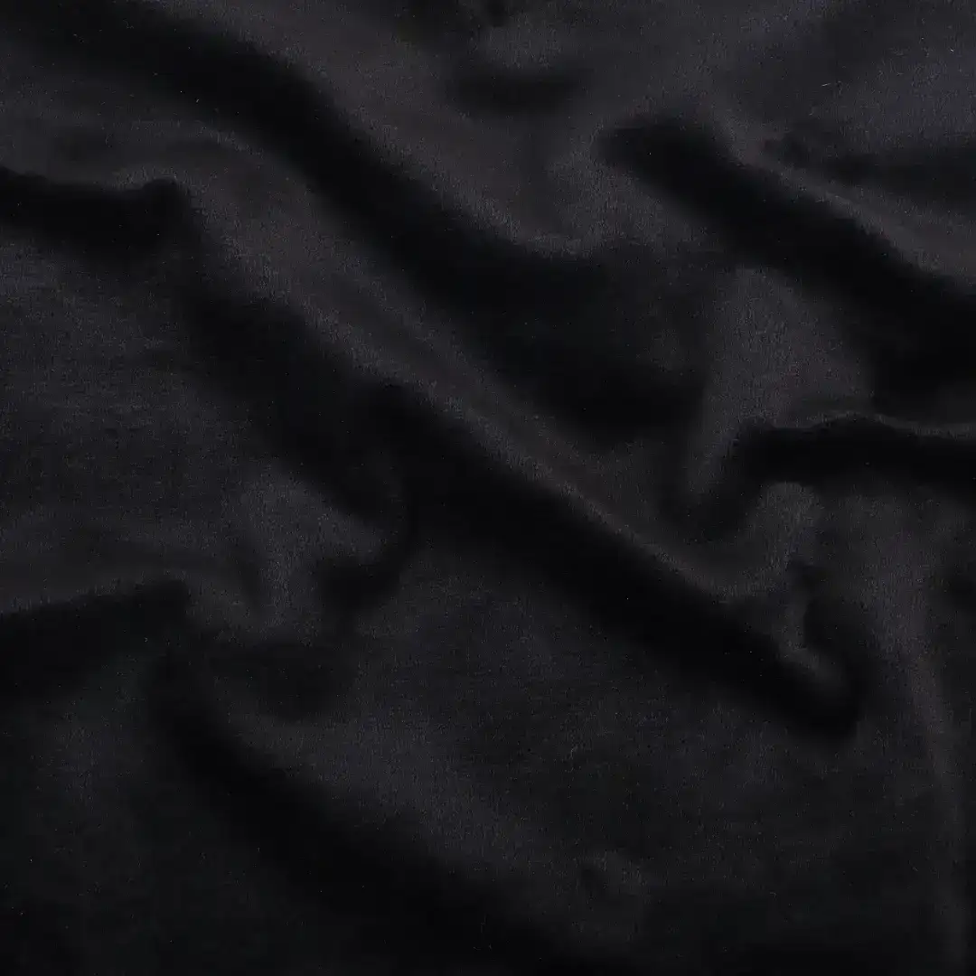 China Fabric for Blazer,Jacket Velvet Knit Fabric Polyester Spandex Black color buy from China wholesaler bulk order at wholesale price free worldwide shipping Alibaba