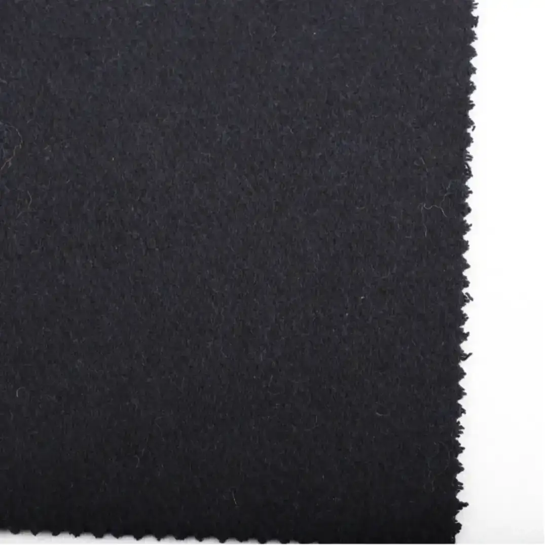 China Fabric for Blazer,Suit,Skirt Woolen Jacquard Woolen Polyester Wool Black color buy from China wholesaler bulk order at wholesale price free worldwide shipping Alibaba