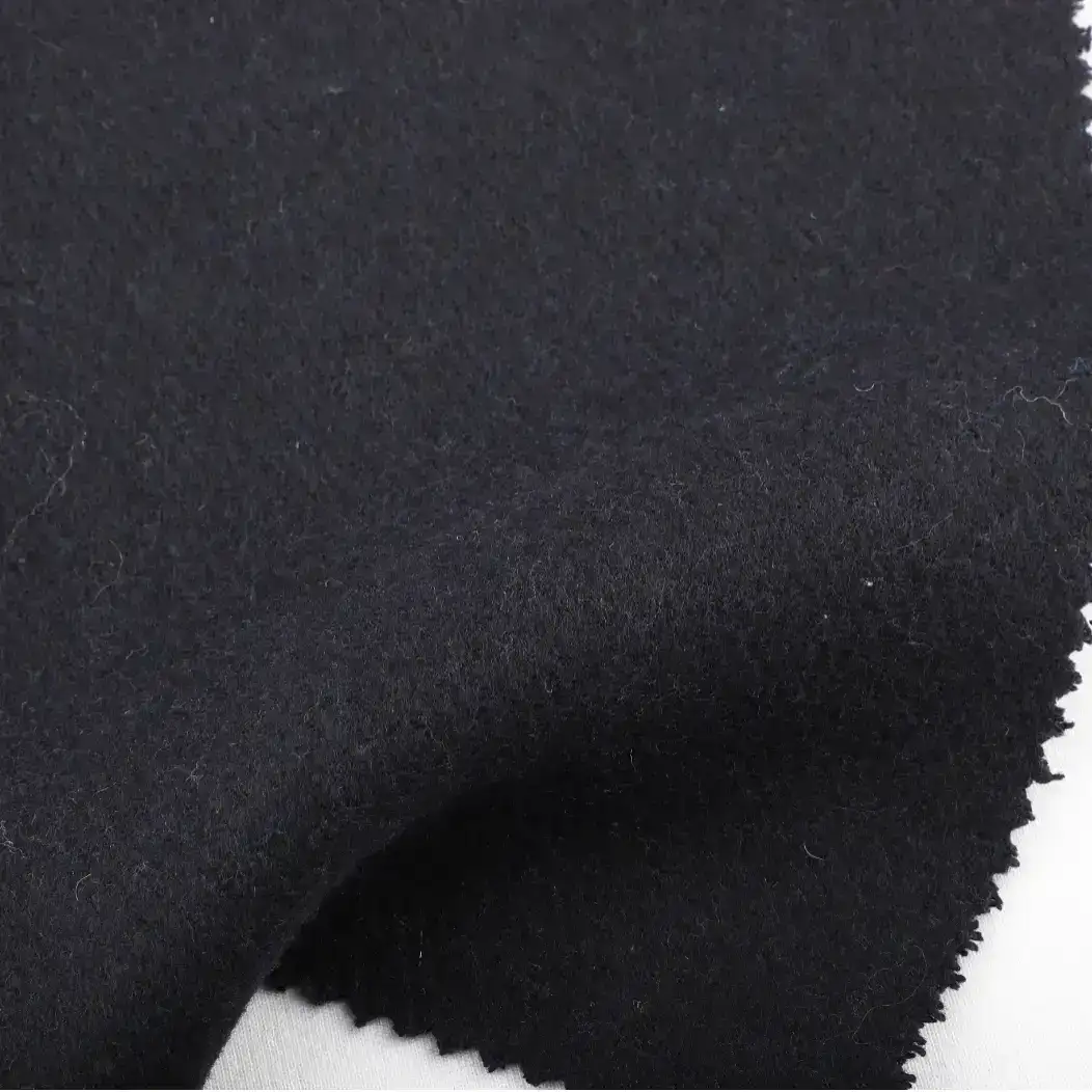 China Fabric for Blazer,Suit,Skirt Woolen Jacquard Woolen Polyester Wool Black color buy from China wholesaler bulk order at wholesale price free worldwide shipping Alibaba