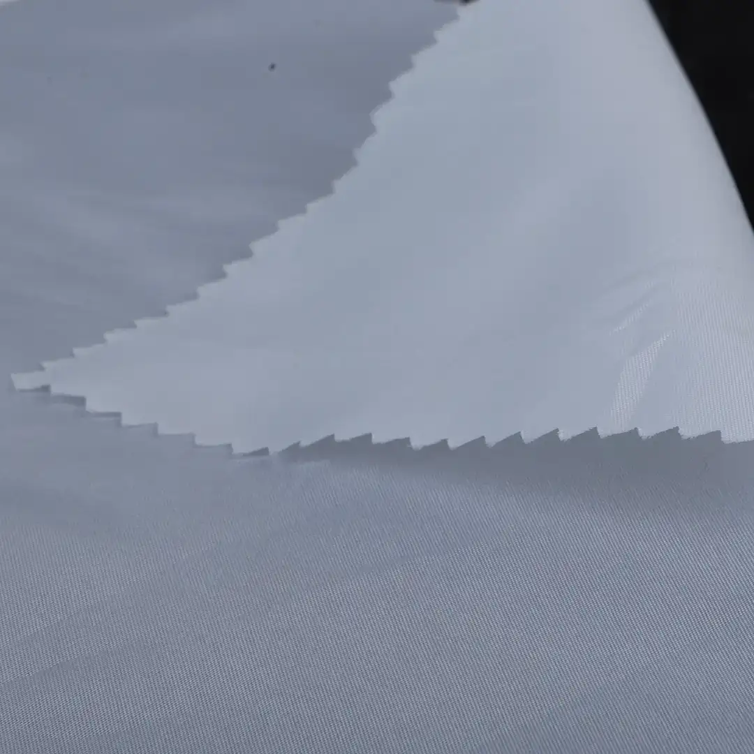 China Fabric for Interlining Polyester Taffeta Synthetic Woven Fabric Polyester White color buy from China wholesaler bulk order at wholesale price free worldwide shipping Alibaba