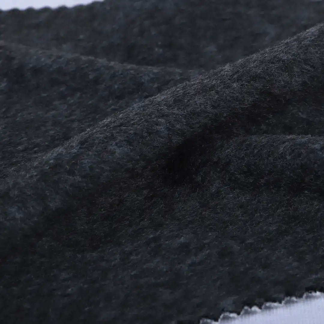 China Fabric for Hoodie,Blazer,Skirt Knit Woolen Fabric Woolen Polyester Rayon Grey color buy from China wholesaler bulk order at wholesale price free worldwide shipping Alibaba