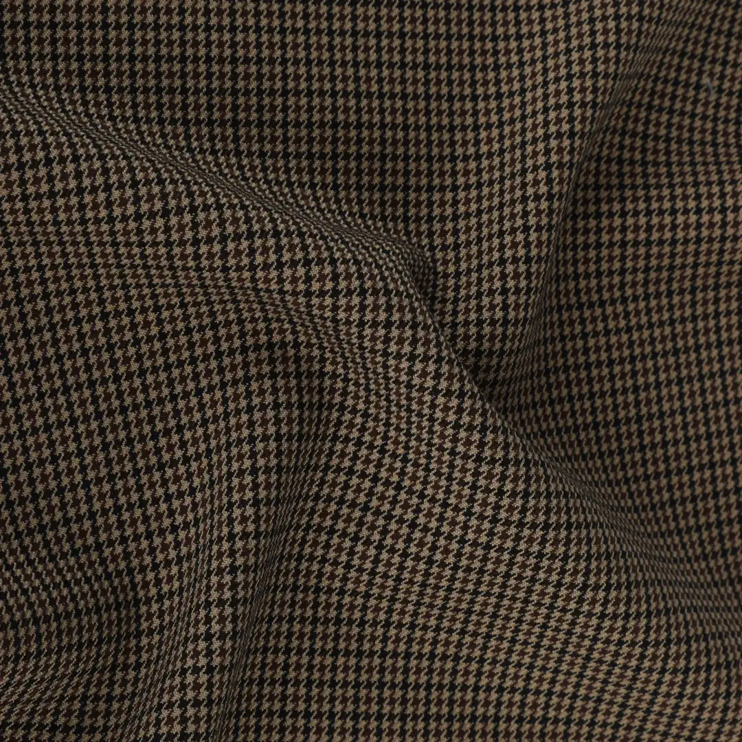 China Fabric for Jackets,Blazer,Crop Top,Skirt Polyester Jacquard Synthetic Woven Fabric Polyester Rayon Spandex Brown/Black color buy from China wholesaler bulk order at wholesale price free worldwide shipping Alibaba