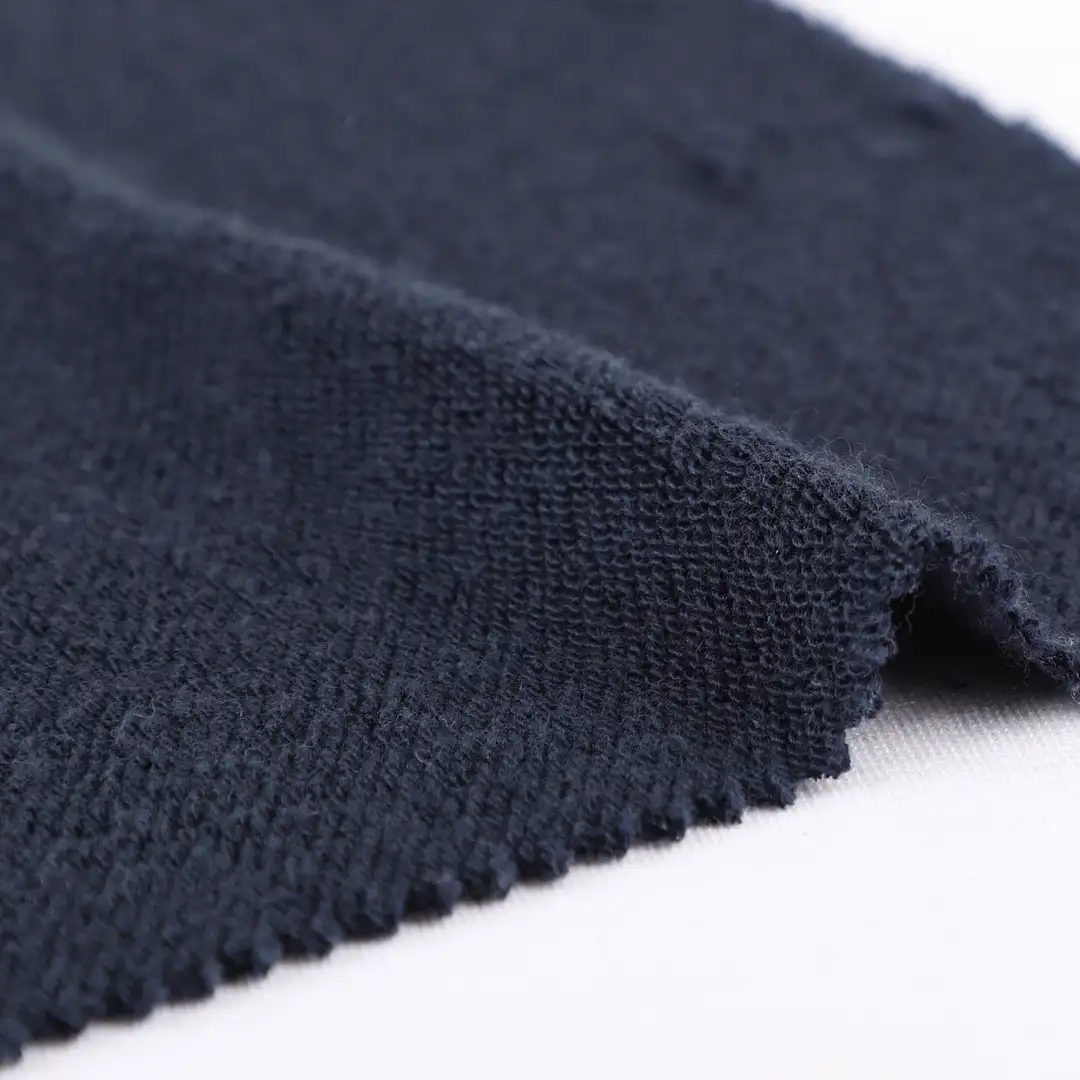 China Fabric for T-Shirt,Polo Shirt,Women Top,Hoodie,Pajamas,Yoga Clothes French Terry Knit Fabric Hemp Polyester Cotton Ink color buy from China wholesaler bulk order at wholesale price free worldwide shipping Alibaba