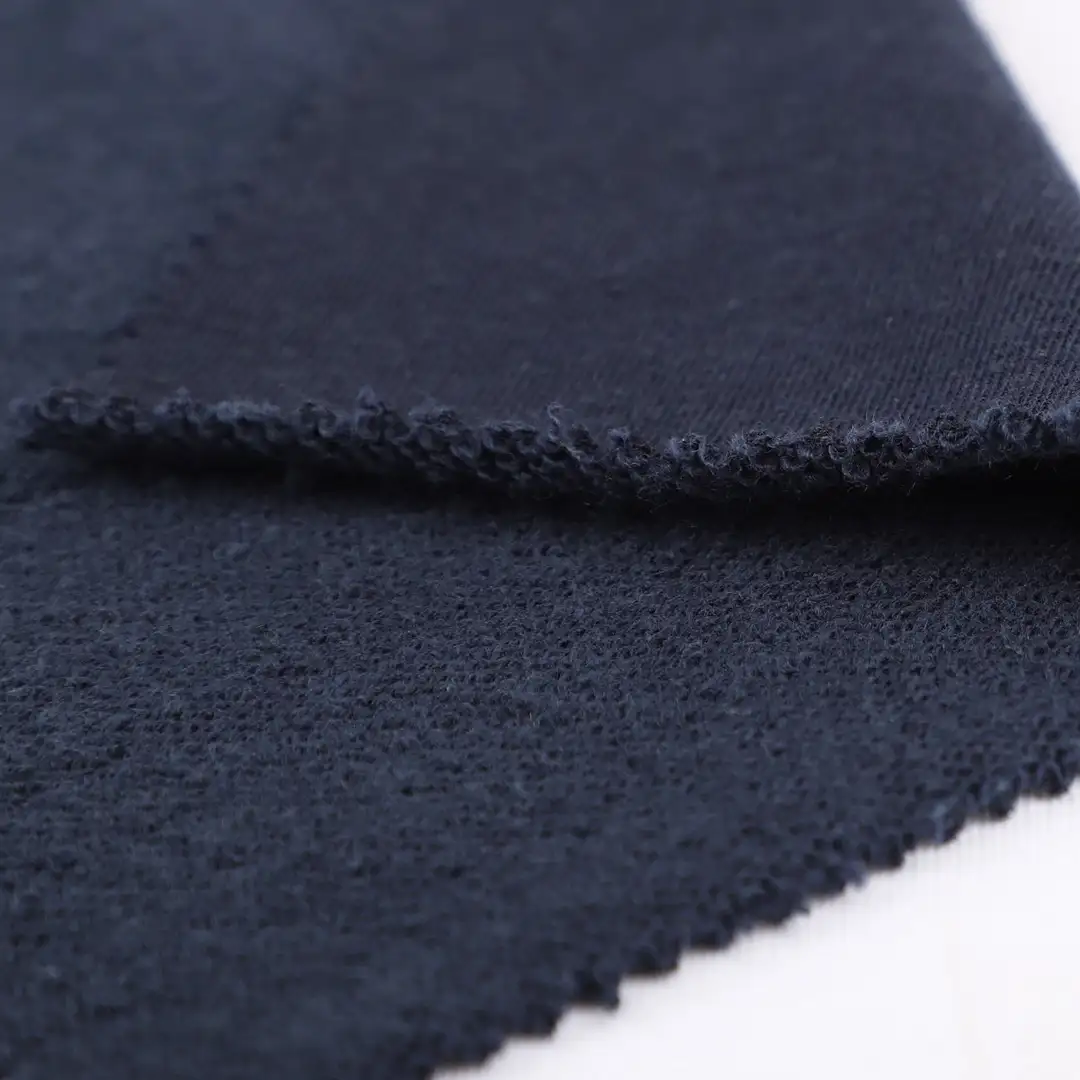 China Fabric for T-Shirt,Polo Shirt,Women Top,Hoodie,Pajamas,Yoga Clothes French Terry Knit Fabric Hemp Polyester Cotton Ink color buy from China wholesaler bulk order at wholesale price free worldwide shipping Alibaba