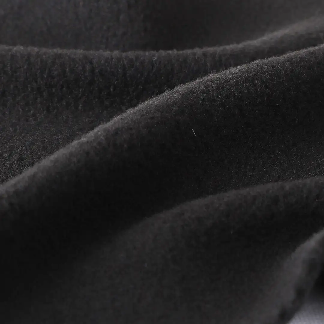 China Fabric for Jacket,Joggers,Hoodie,Outdoor Jacket Polar Fleece Knit Fabric Polyester Black color buy from China wholesaler bulk order at wholesale price free worldwide shipping Alibaba