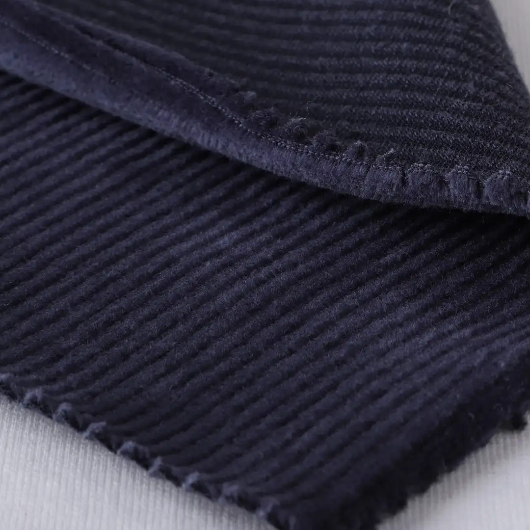 China Fabric for T-Shirt,Polo Shirt,Women Top,Hoodie,Pajamas,Yoga Clothes Weft Corduroy Knit Fabric Cotton Polyester Spandex Blue color buy from China wholesaler bulk order at wholesale price free worldwide shipping Alibaba