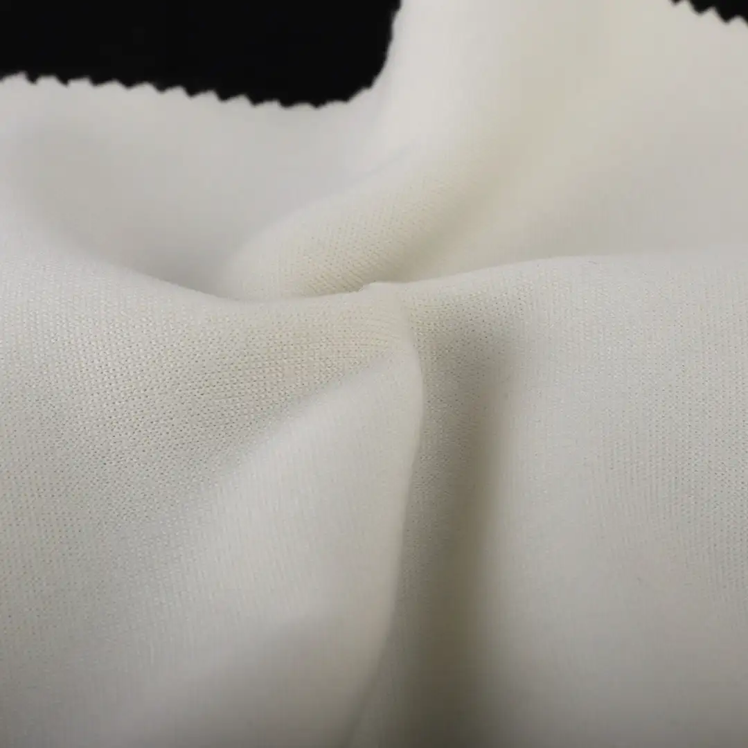 China Fabric for Jacket,Joggers,Hoodie,Outdoor Jacket Fleece Knit Fabric Polyester Beige color buy from China wholesaler bulk order at wholesale price free worldwide shipping Alibaba