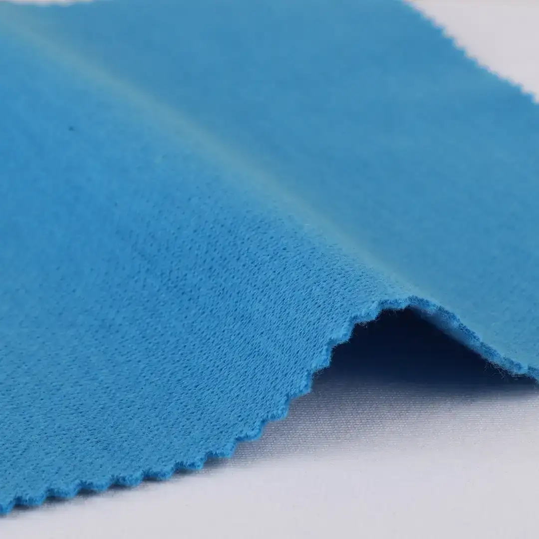 China Fabric for Jacket,Blazer,Trench Coat,Overcoat,Suit Knit Woolen Fabric Woolen Polyester Blue color buy from China wholesaler bulk order at wholesale price free worldwide shipping Alibaba