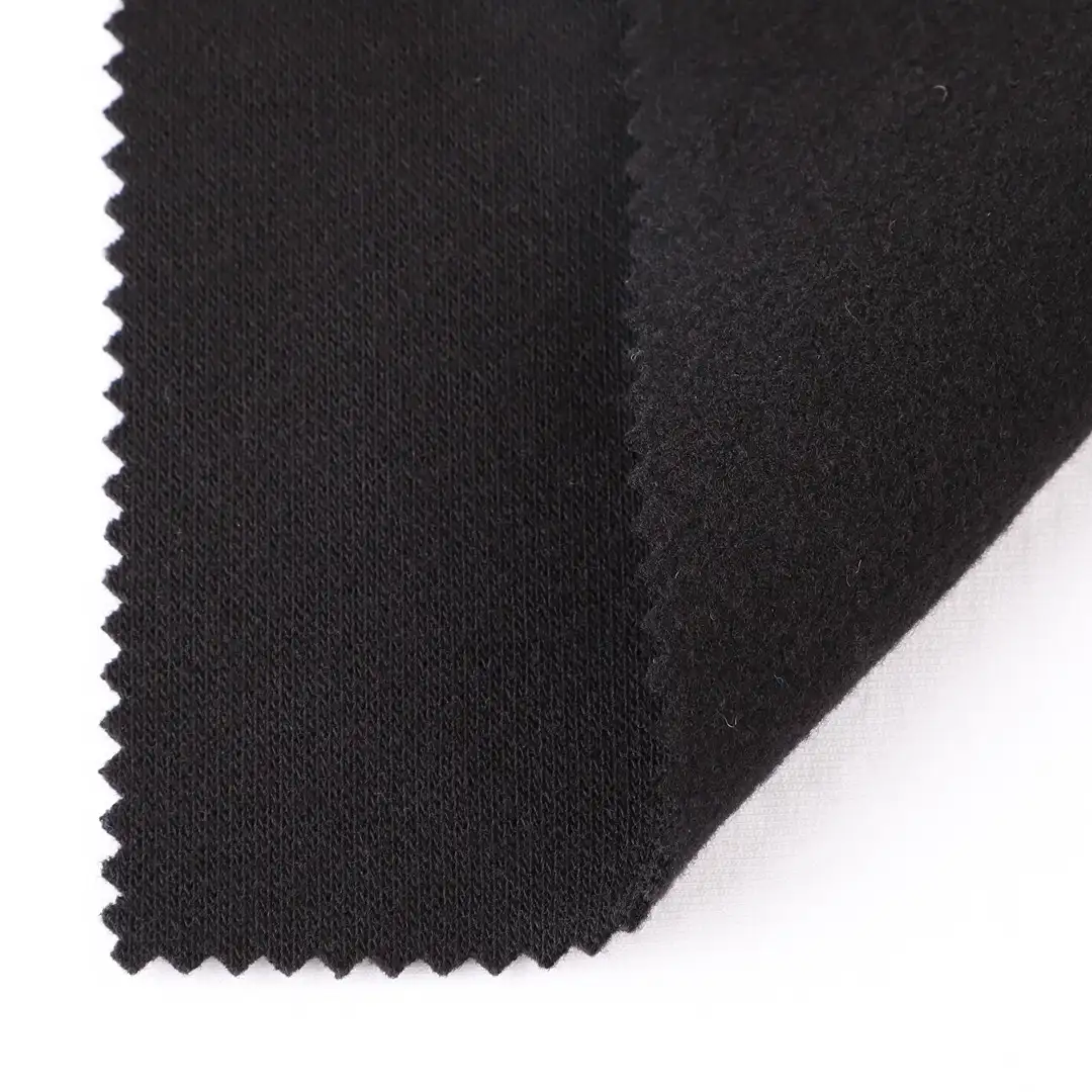 China Fabric for Jacket,Blazer,Trench Coat,Overcoat,Suit Knit Woolen Fabric Woolen Polyester Black color buy from China wholesaler bulk order at wholesale price free worldwide shipping Alibaba