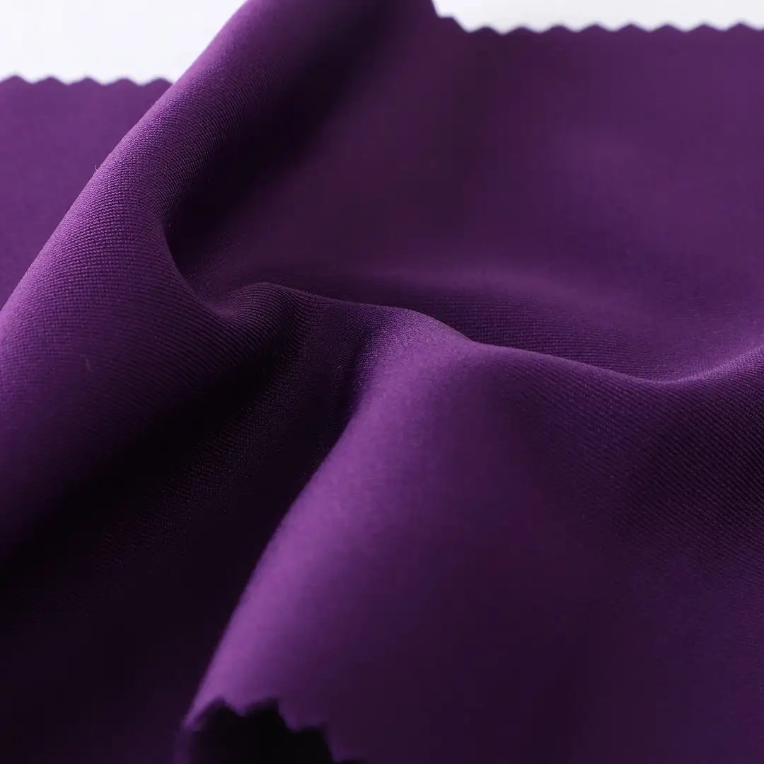 China Fabric for T-Shirt,Polo Shirt,Women Top,Hoodie,Pajamas,Yoga Clothes Scuba Knit Fabric Polyester Spandex Purple color buy from China wholesaler bulk order at wholesale price free worldwide shipping Alibaba