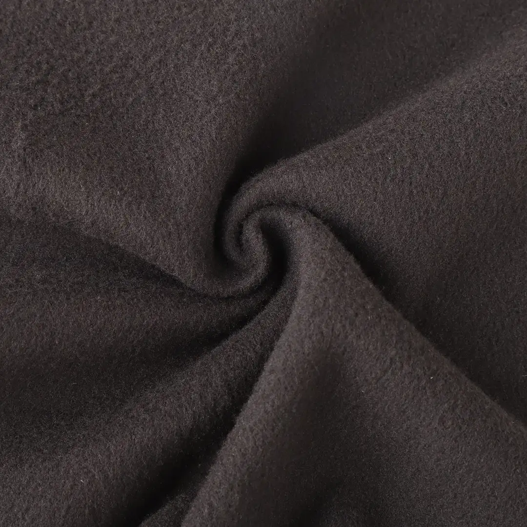 China Fabric for Jacket,Joggers,Hoodie,Outdoor Jacket Polar Fleece Knit Fabric Polyester Black color buy from China wholesaler bulk order at wholesale price free worldwide shipping Alibaba