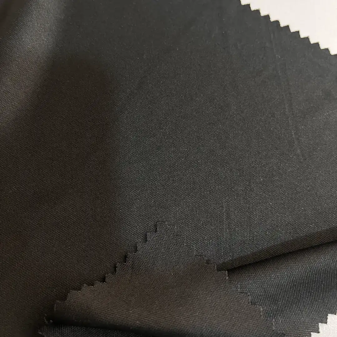 China Fabric for T-Shirt,Polo Shirt,Women Top,Hoodie,Pajamas,Yoga Clothes Single Jersey Knit Fabric Polyester Black color buy from China wholesaler bulk order at wholesale price free worldwide shipping Alibaba