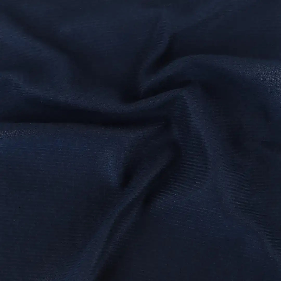 China Fabric for Trouser,Jacket,Joggers,Hoodie,Trench Coat,Overcoat,Outdoor Jacket Tricot Brush Knit Fabric Polyester Navy color buy from China wholesaler bulk order at wholesale price free worldwide shipping Alibaba