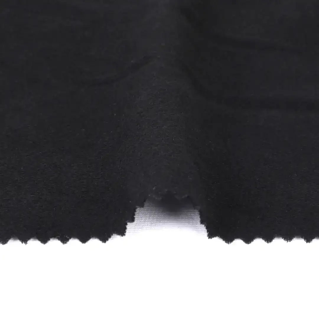 China Fabric for T-Shirt,Polo Shirt,Women Top,Hoodie,Pajamas,Yoga Clothes Single Jersey Knit Fabric Polyester Black color buy from China wholesaler bulk order at wholesale price free worldwide shipping Alibaba