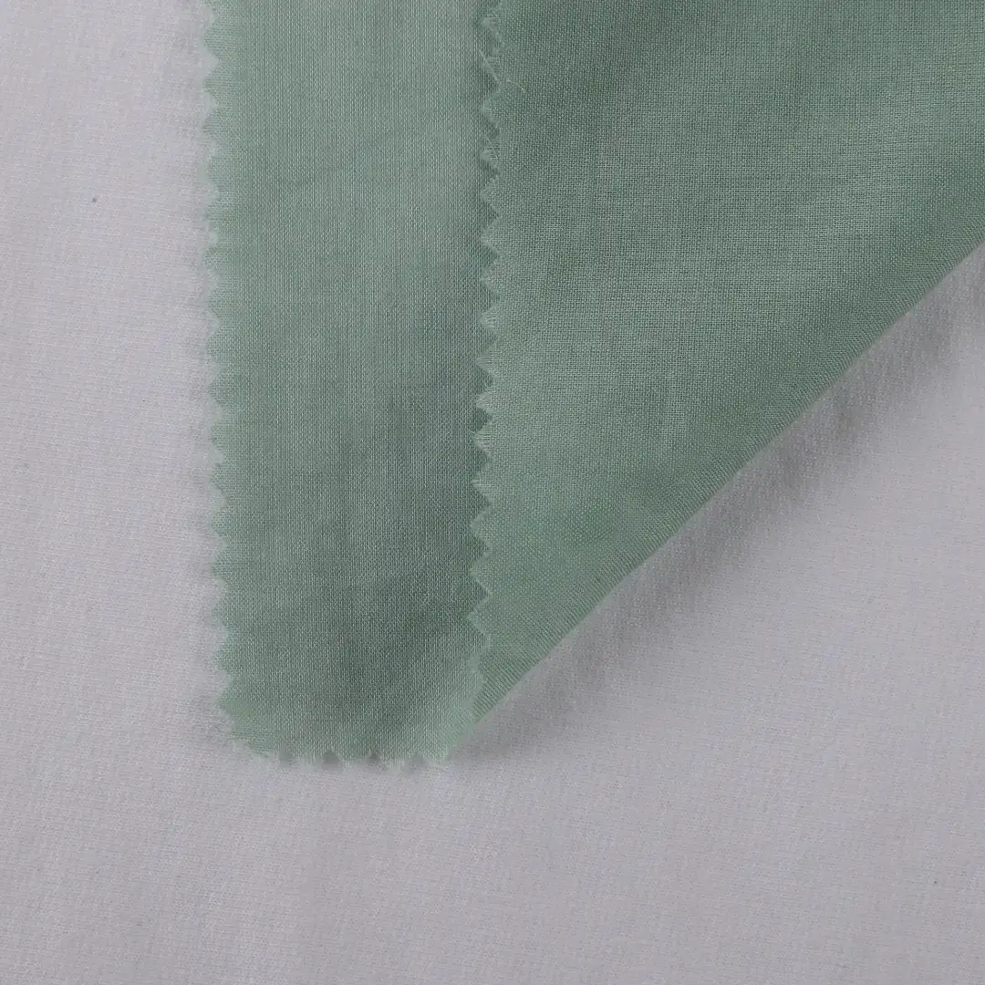 China Fabric for Shirt,Trouser,Jacket,Blazer,Women Top,Skirt,Trench Coat,Cotton-Padded Coat,Suit,Outdoor Jacket,Uniform Cotton Poplin Natural Woven Fabric Cotton Green color buy from China wholesaler bulk order at wholesale price free worldwide shipping Alibaba