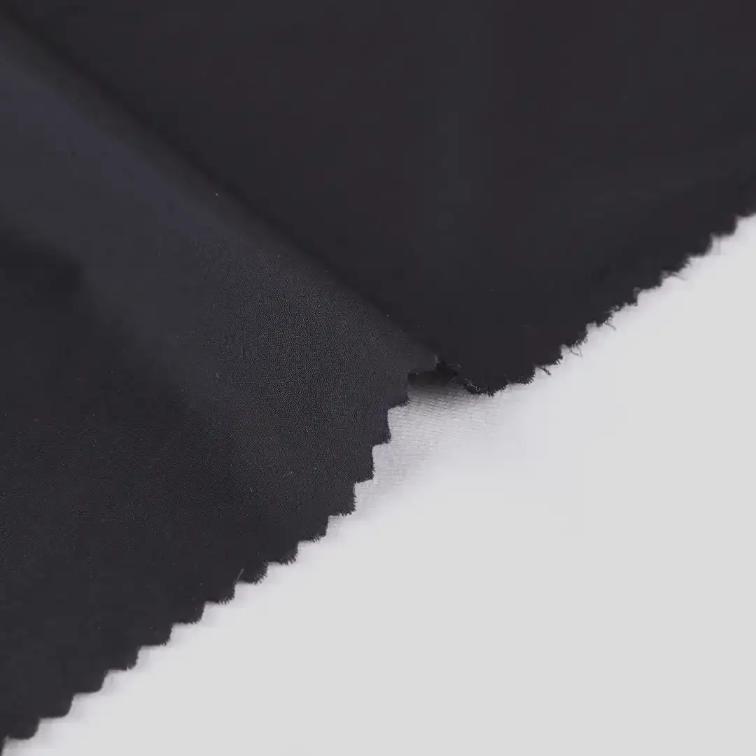 China Fabric for Shirt,Jackets,Tank Top,Sun-Protective Clothing Nylon Taslon Synthetic Woven Fabric Nylon Spandex Black color buy from China wholesaler bulk order at wholesale price free worldwide shipping Alibaba