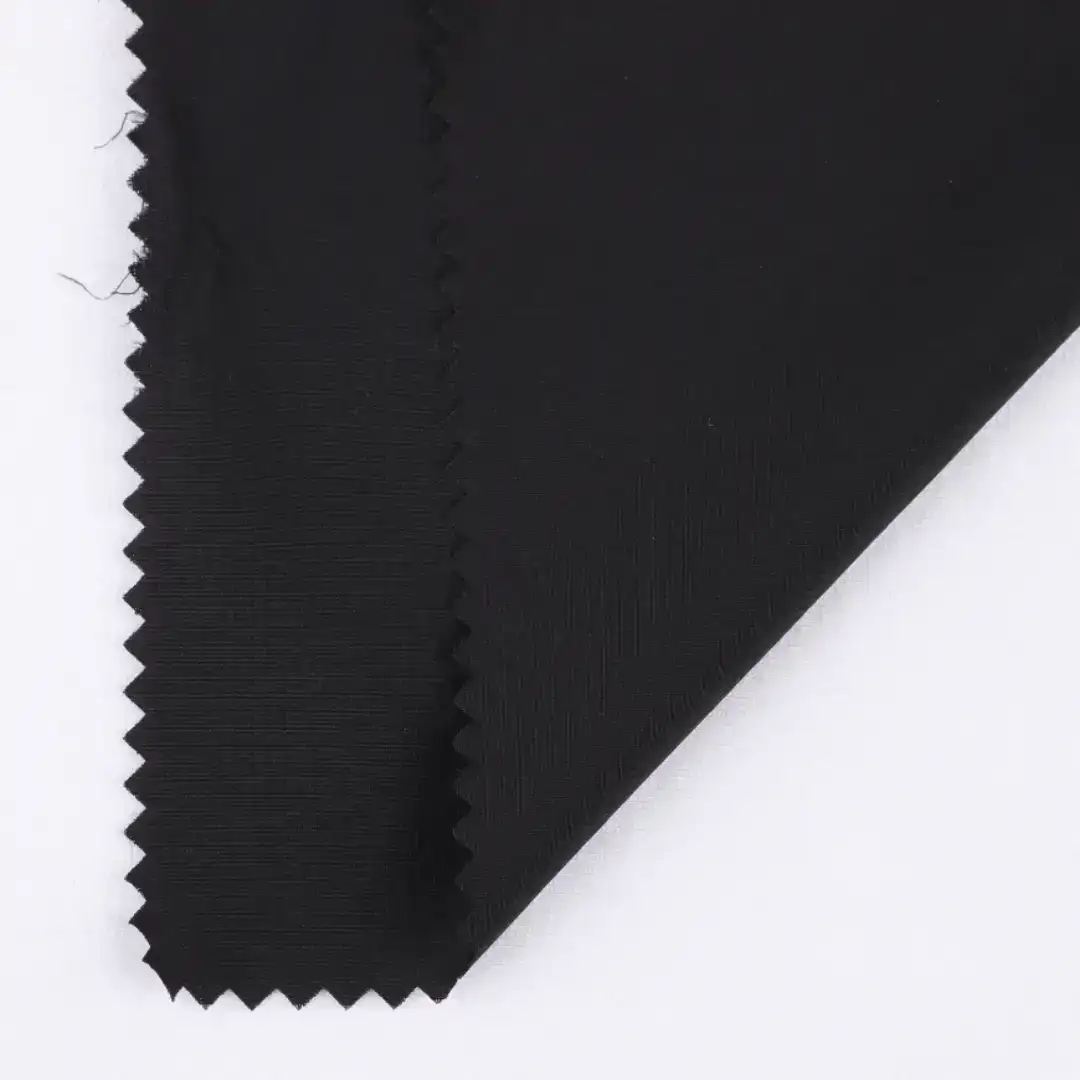 China Fabric for Shirt,Jackets,Tank Top,Sun-Protective Clothing Nylon Taslon Synthetic Woven Fabric Nylon Spandex Black color buy from China wholesaler bulk order at wholesale price free worldwide shipping Alibaba