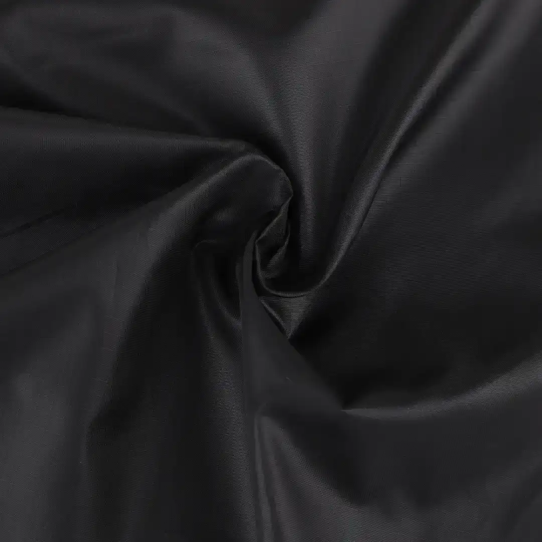 China Fabric for Jacket,Rain Coat,Outdoor Jacket Polyester Taffeta Synthetic Woven Fabric Polyester Black color buy from China wholesaler bulk order at wholesale price free worldwide shipping Alibaba