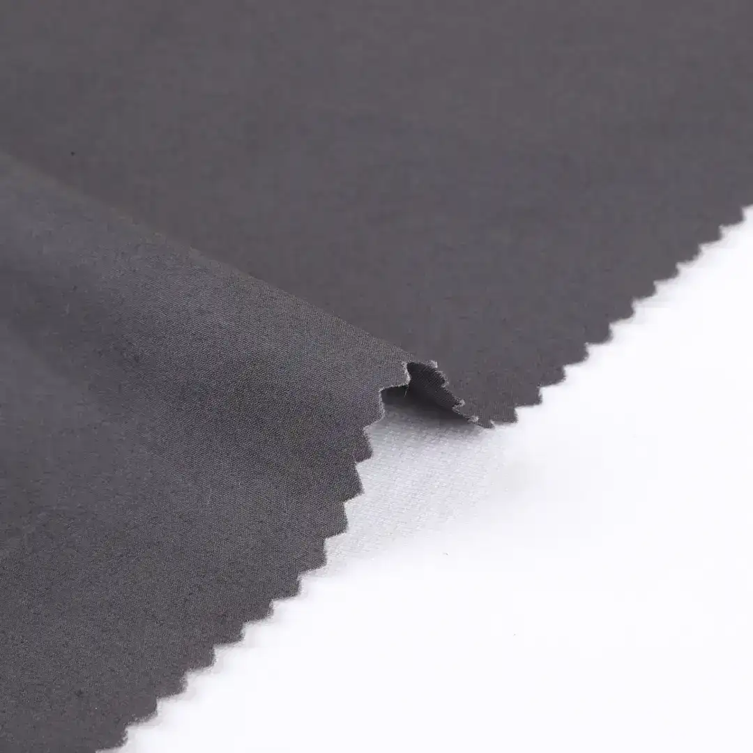 China Fabric for Shirt,Jacket,Blazer,Women Top,Skirt,Trench Coat,Suit,Outdoor Jacket,Uniform Cotton Poplin Natural Woven Fabric Cotton Balck color buy from China wholesaler bulk order at wholesale price free worldwide shipping Alibaba