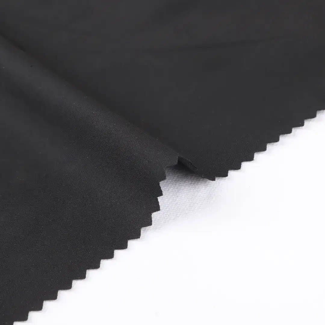 China Fabric for Jacket,Bomber Jacket,Overcoat Polyester Memory Fabric Synthetic Woven Fabric Polyester Black color buy from China wholesaler bulk order at wholesale price free worldwide shipping Alibaba