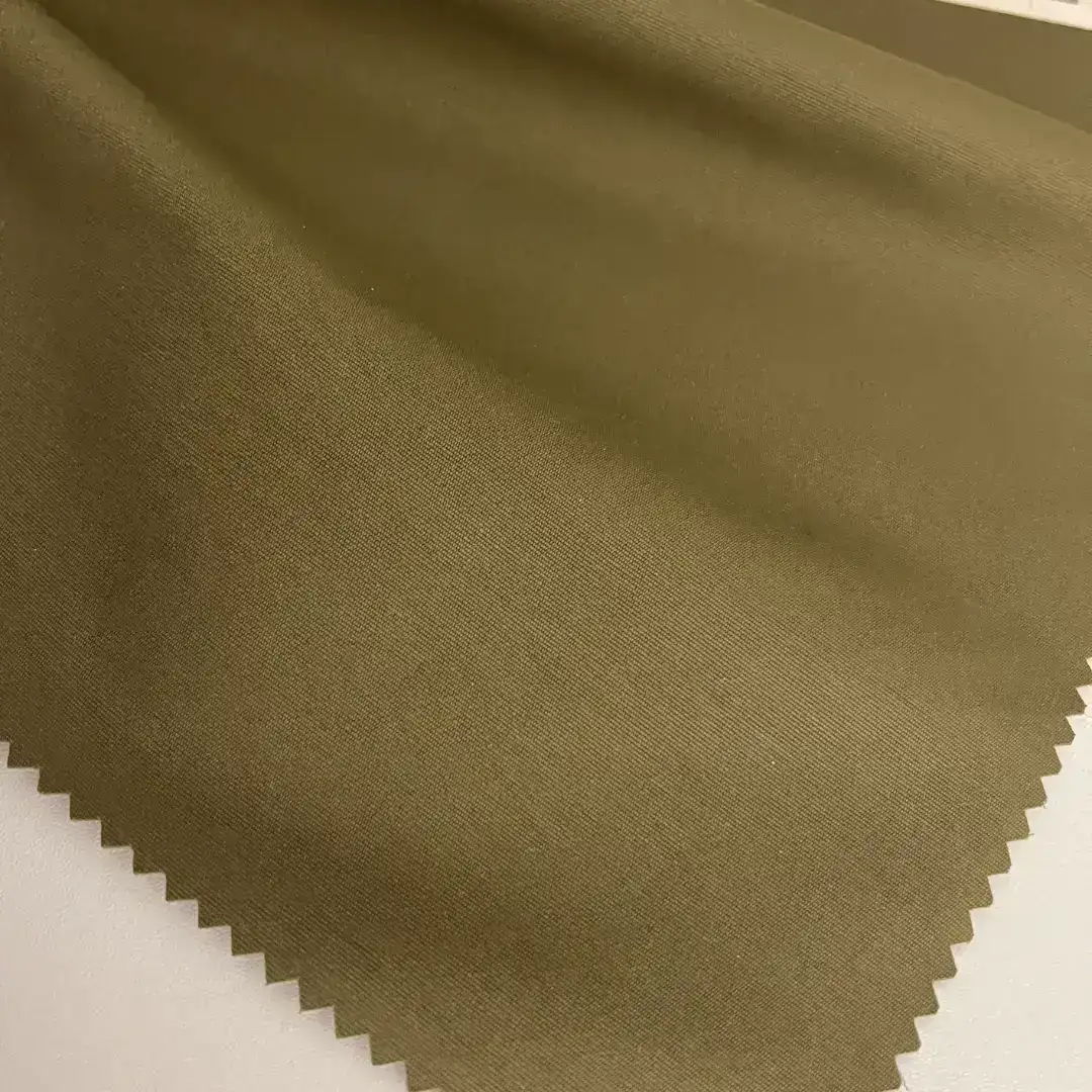 China Fabric for Shirt,Tank Top,Skirt Polyester Cavalry Twill Synthetic Woven Fabric Polyester Green color buy from China wholesaler bulk order at wholesale price free worldwide shipping Alibaba