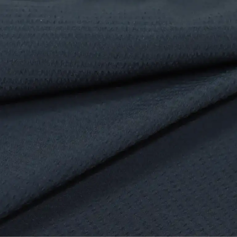 China Fabric for Shirt,Women Top,Blouse,Skirt Polyester Crepe Synthetic Woven Fabric Polyester Navy color buy from China wholesaler bulk order at wholesale price free worldwide shipping Alibaba