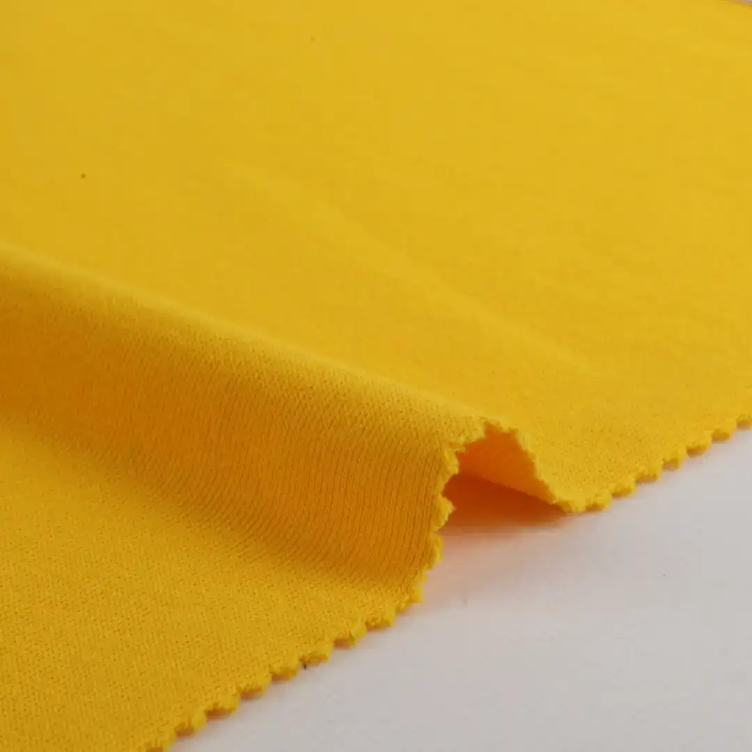 Bangladesh Fabric  French Terry Knit Fabric Yellow color buy in Bangladesh wholesaler bulk order at wholesale price free worldwide shipping Alibaba