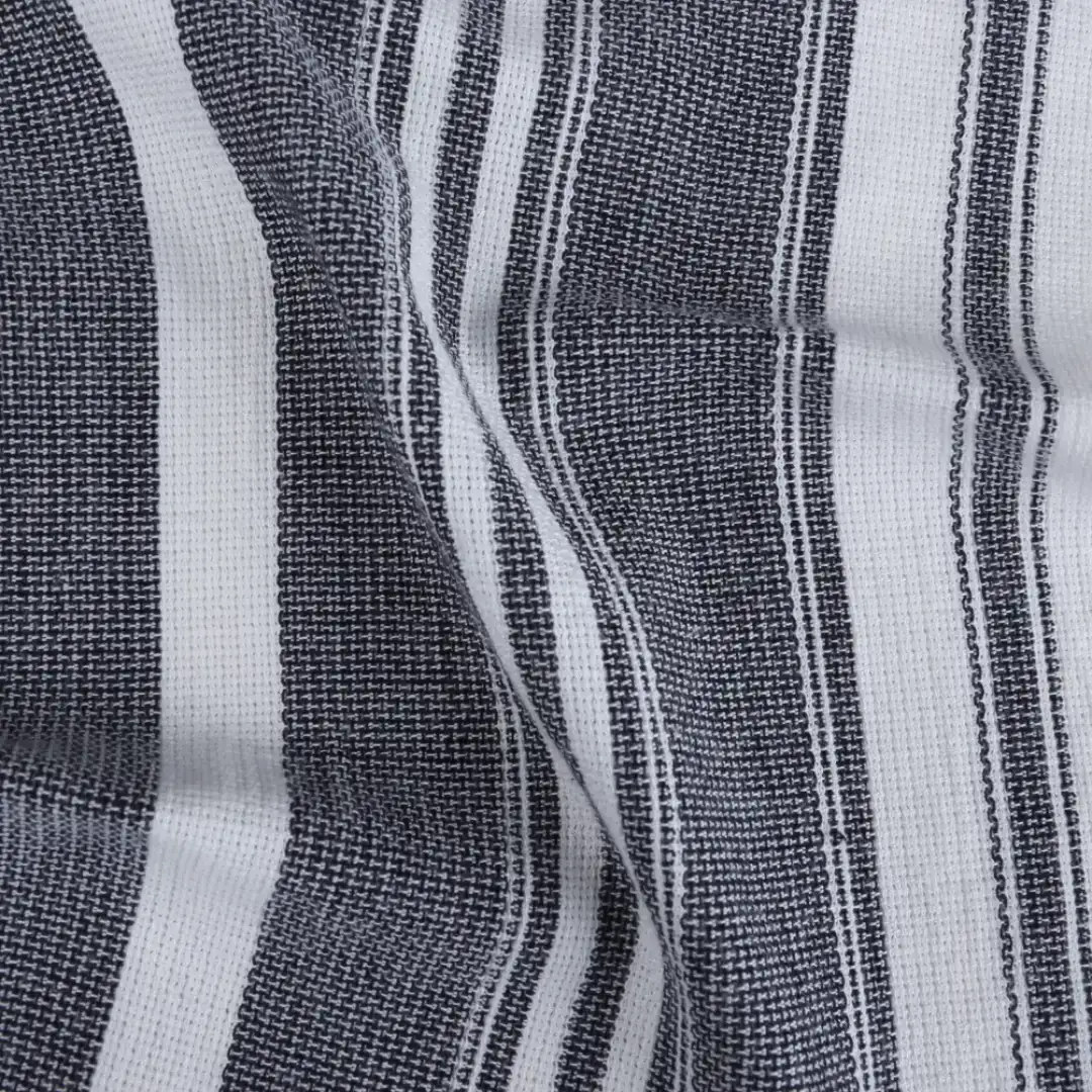 Bangladesh Fabric for Shirt,Crop Top,Skirt Cotton Dobby Natural Woven Fabric Cotton Black/White color buy from Bangladesh wholesaler bulk order at wholesale price free worldwide shipping Alibaba