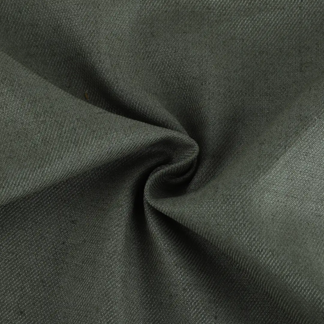 Bangladesh Fabric  Linen/Cotton Plain Natural Woven Fabric Olive Green color buy in Bangladesh wholesaler bulk order at wholesale price free worldwide shipping Alibaba