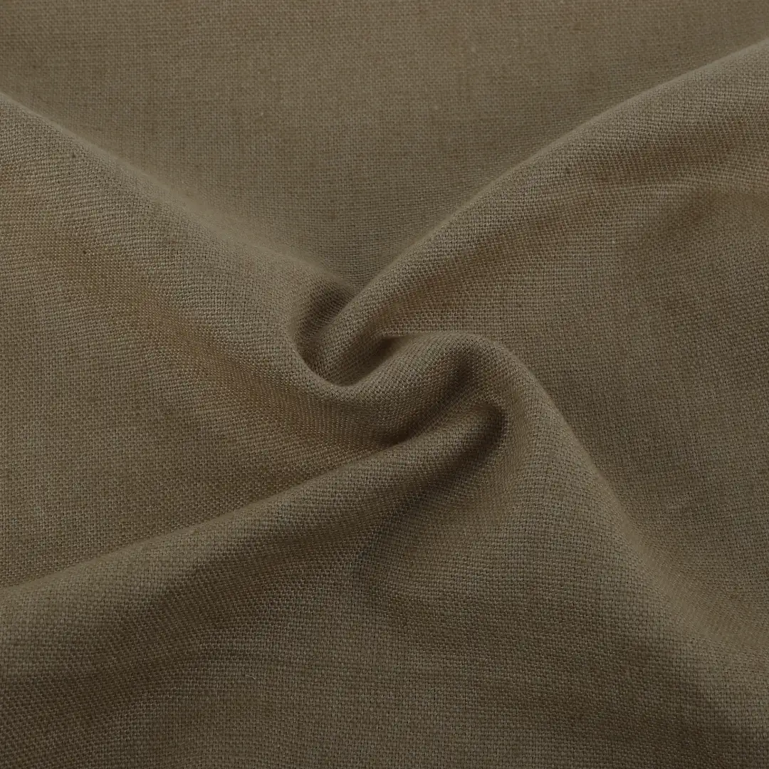 Bangladesh Fabric  Linen/Cotton Plain Natural Woven Fabric Brown color buy in Bangladesh wholesaler bulk order at wholesale price free worldwide shipping Alibaba