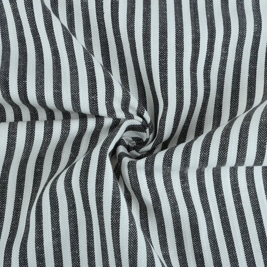 Bangladesh Fabric  Linen/Cotton Plain Natural Woven Fabric Black/White color buy in Bangladesh wholesaler bulk order at wholesale price free worldwide shipping Alibaba