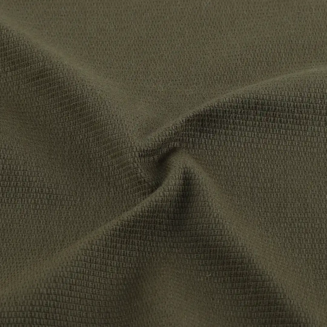 Bangladesh Fabric  Cotton Dobby Natural Woven Fabric Olive Green color buy in Bangladesh wholesaler bulk order at wholesale price free worldwide shipping Alibaba