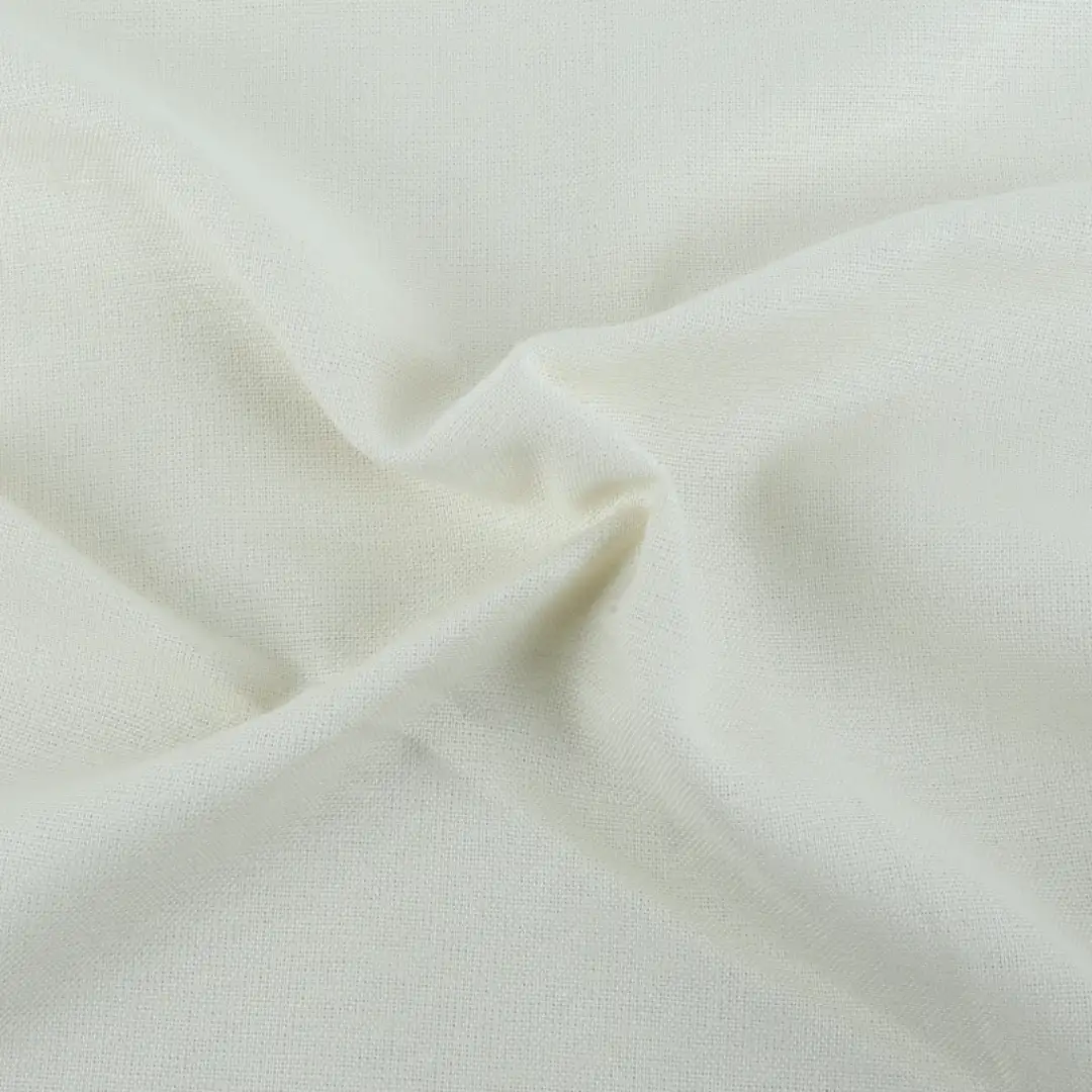 Bangladesh Fabric  Linen/Rayon Plain Natural Woven Fabric Off White color buy in Bangladesh wholesaler bulk order at wholesale price free worldwide shipping Alibaba