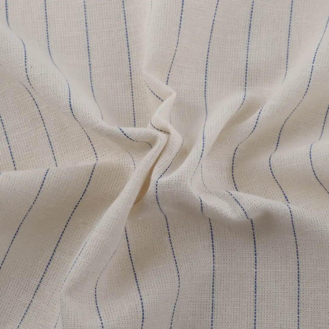 Bangladesh Fabric  Linen/Cotton Plain Natural Woven Fabric Brow/Blue color buy in Bangladesh wholesaler bulk order at wholesale price free worldwide shipping Alibaba