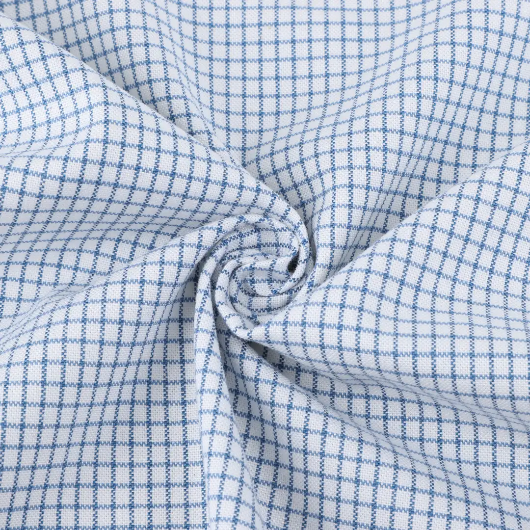 Bangladesh Fabric  Cotton YD Oxford Natural Woven Fabric White And Blue color buy in Bangladesh wholesaler bulk order at wholesale price free worldwide shipping Alibaba