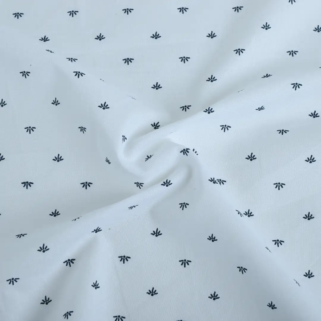 Bangladesh Fabric  Cotton Poplin Natural Woven Fabric White and Black Printed color buy in Bangladesh wholesaler bulk order at wholesale price free worldwide shipping Alibaba