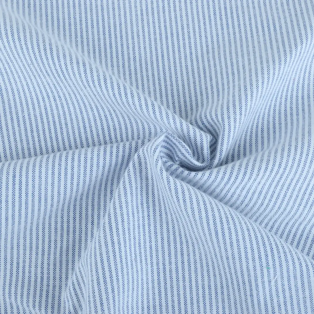 Bangladesh Fabric  Cotton Poplin Natural Woven Fabric White Blue color buy in Bangladesh wholesaler bulk order at wholesale price free worldwide shipping Alibaba