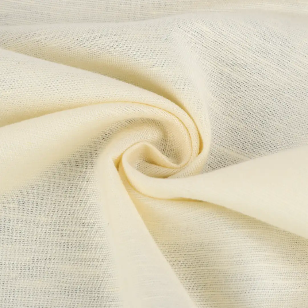 Bangladesh Fabric  Linen/Cotton YD Plain Natural Woven Fabric Linen Cotton BEIGE color buy from Bangladesh wholesaler bulk order at wholesale price free worldwide shipping Alibaba