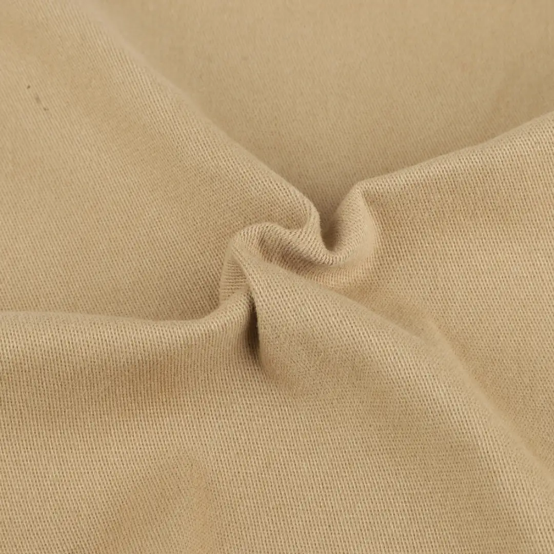 Bangladesh Fabric  Cotton Cavalry Twill Natural Woven Fabric Cotton Spandex BEIGE color buy from Bangladesh wholesaler bulk order at wholesale price free worldwide shipping Alibaba