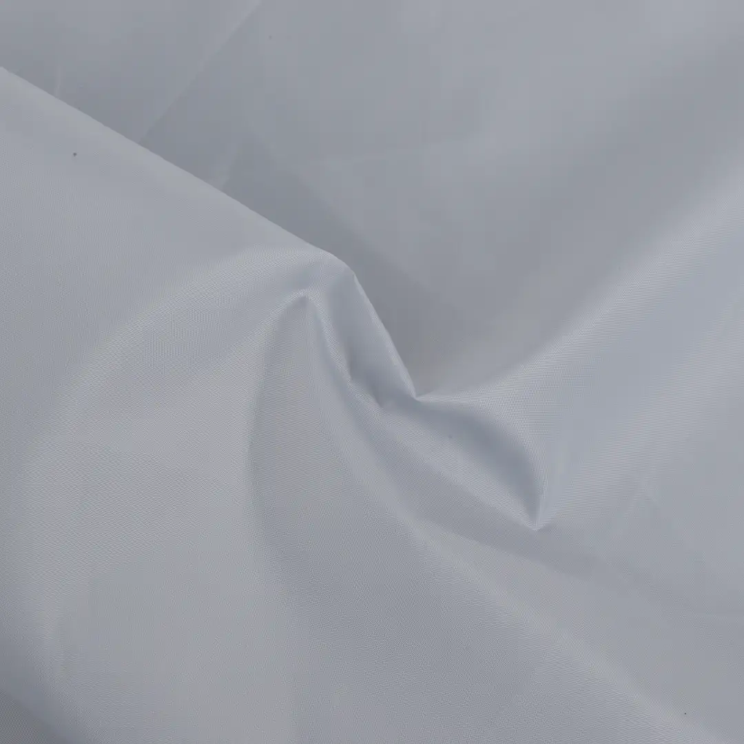 China Fabric for Trench Coat Polyester Taffeta Synthetic Woven Fabric Polyester Ivory color buy from China wholesaler bulk order at wholesale price free worldwide shipping Alibaba