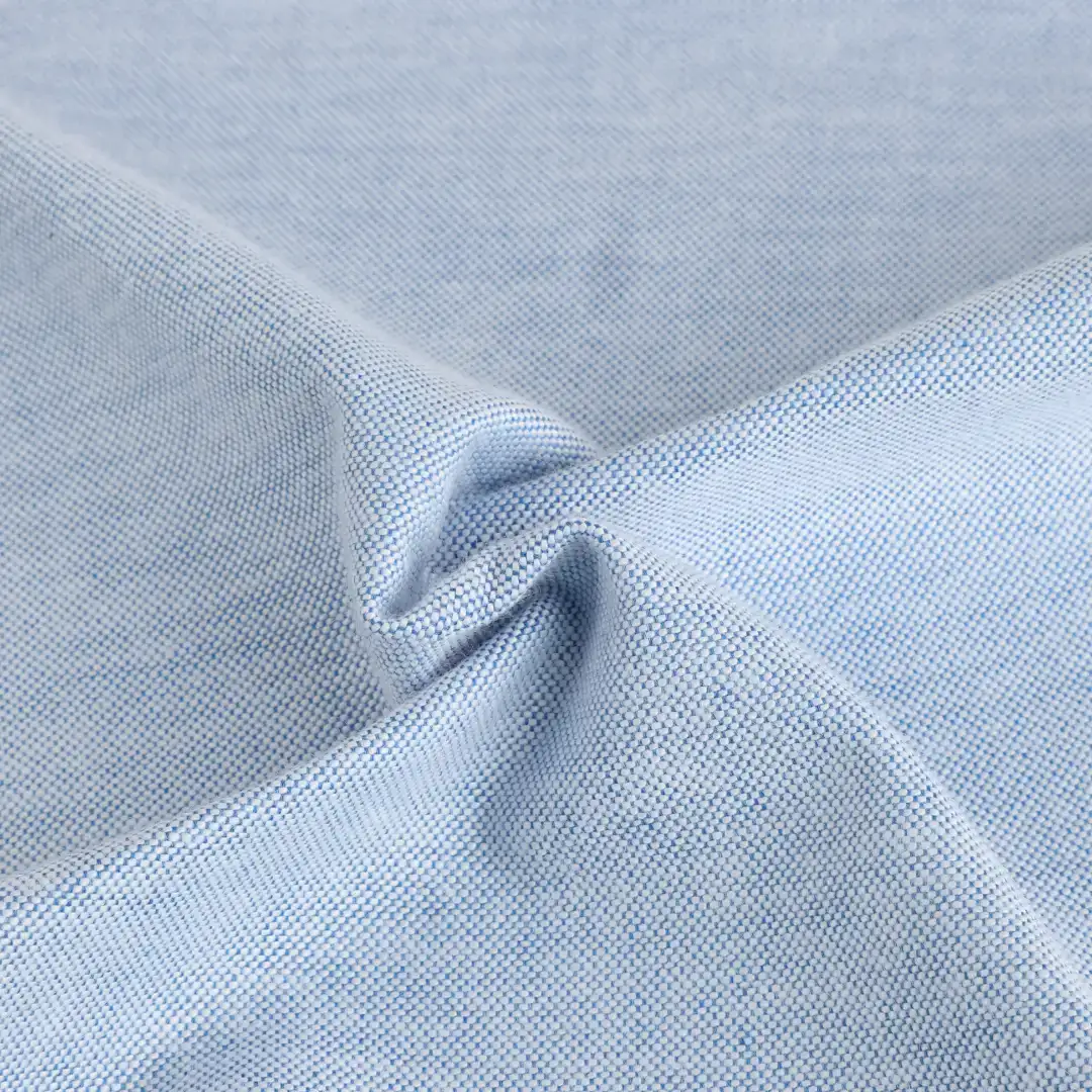 Bangladesh Fabric for Shirt,Crop Top,Skirt,Over Shirt Cotton YD Oxford Natural Woven Fabric Cotton Spandex Light Blue color buy from Bangladesh wholesaler bulk order at wholesale price free worldwide shipping Alibaba