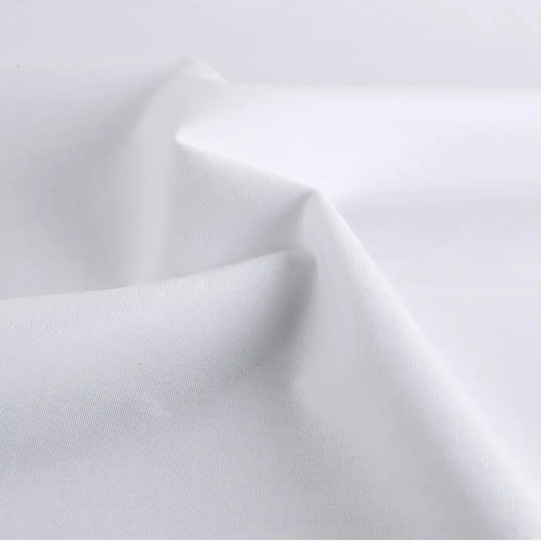 China Fabric  Cotton Poplin Natural Woven Fabric BCI Cotton Spandex White color buy from China wholesaler bulk order at wholesale price free worldwide shipping Alibaba