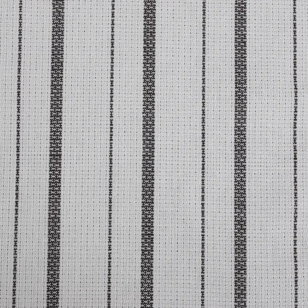 Bangladesh Fabric for Shirt,Blouse,Crop Top Cotton Dobby Natural Woven Fabric BCI Cotton YD Stripe(Black+White) color buy from Bangladesh wholesaler bulk order at wholesale price free worldwide shipping Alibaba