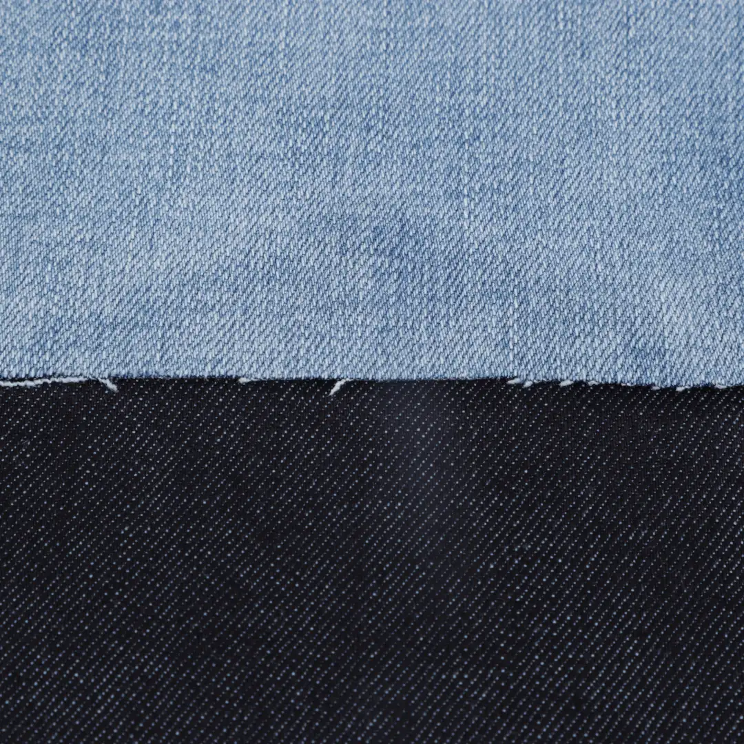 China Fabric for Denim Jacket,Jeans Cotton/Polyester Denim Denim Cotton Recycled polyester Preconsumer Cotton Spandex Carbon blue color buy from China wholesaler bulk order at wholesale price free worldwide shipping Alibaba