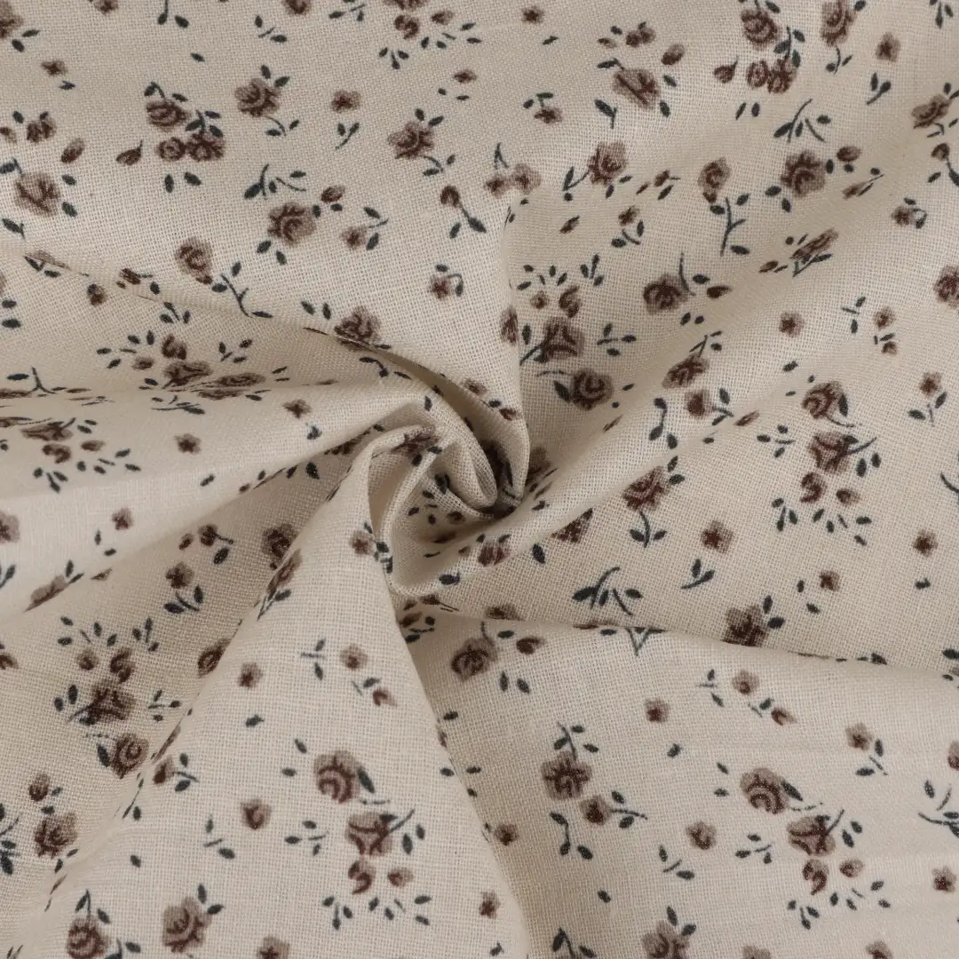 China Fabric for Blouse,Skirt,Crop Top Cotton Poplin Natural Woven Fabric Cotton AOP color buy from China wholesaler bulk order at wholesale price free worldwide shipping Alibaba